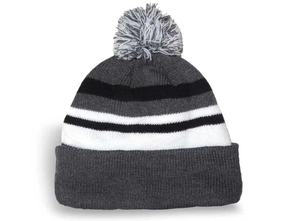 Tuque en tricot fin à rayures Alma