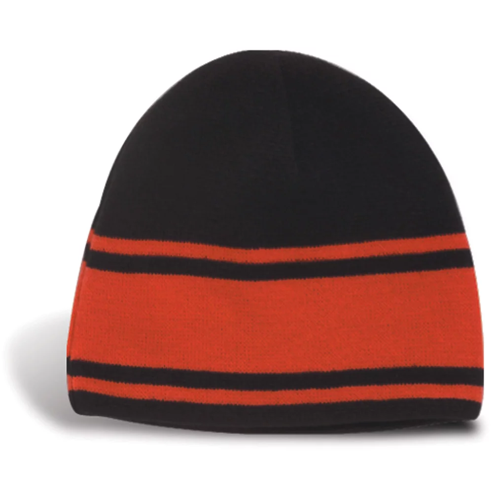 Bonnet Norfolk avec trois rayures contrastantes