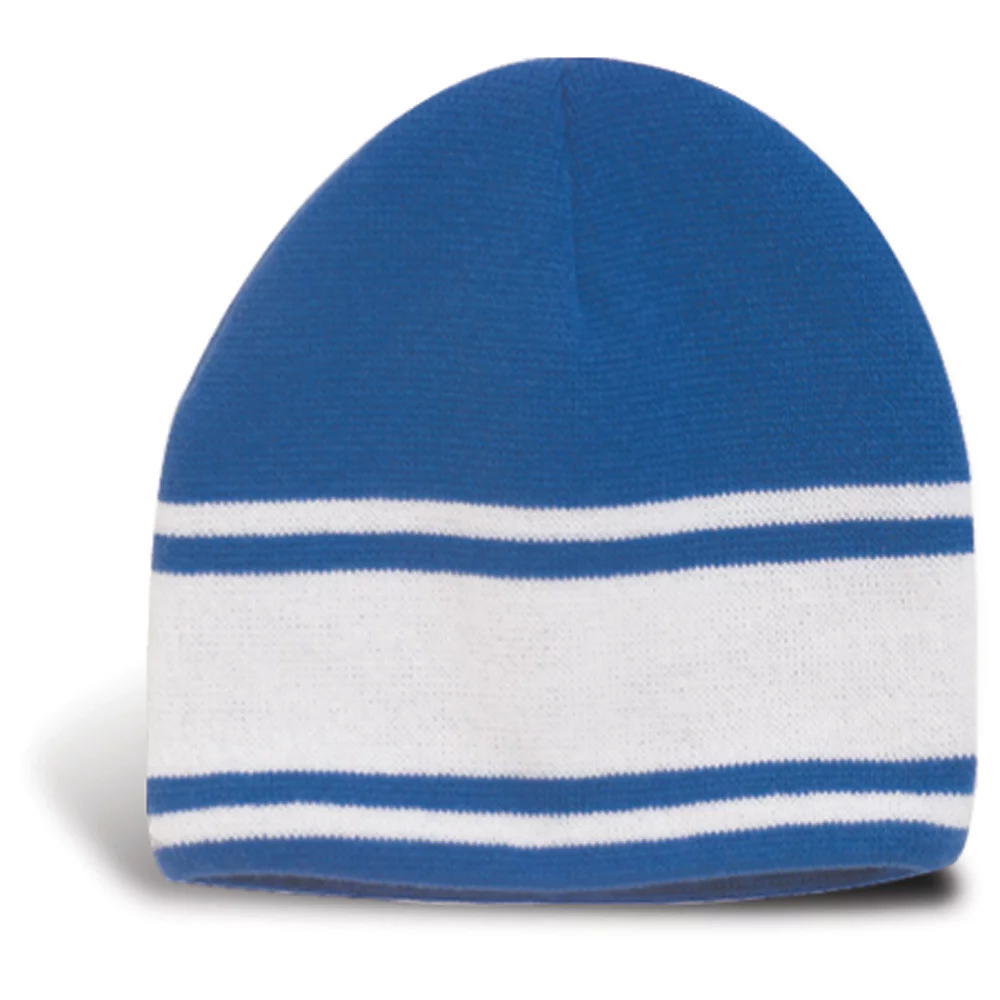 Bonnet Norfolk avec trois rayures contrastantes