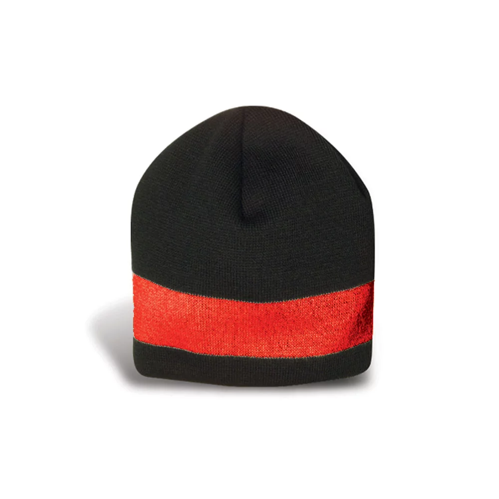 Bonnet Juneau avec une seule rayure contrastante