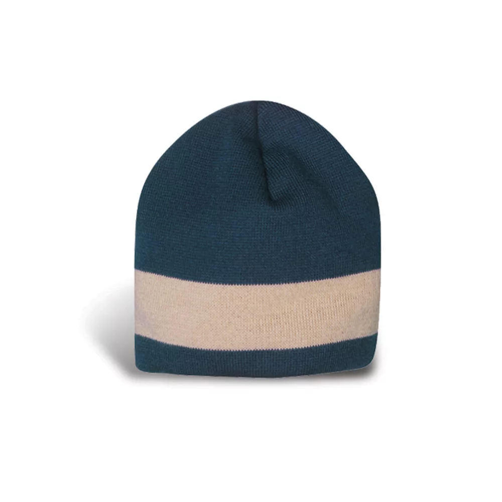 Bonnet Juneau avec une seule rayure contrastante