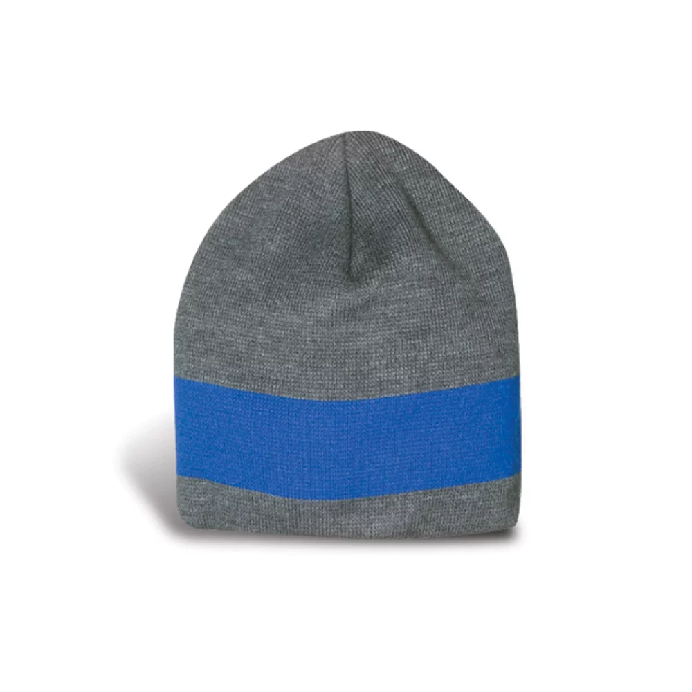 Bonnet Juneau avec une seule rayure contrastante