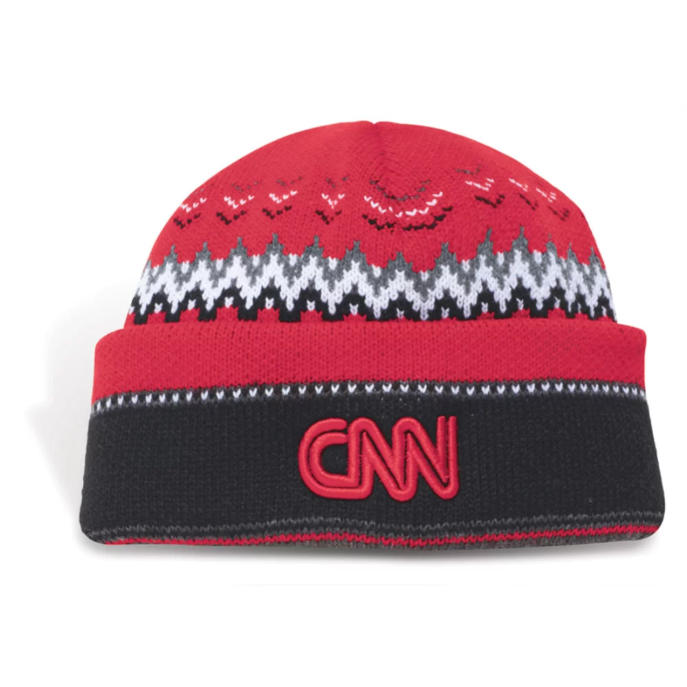 Bonnet jacquard Nesna avec doublure en micro-polaire
