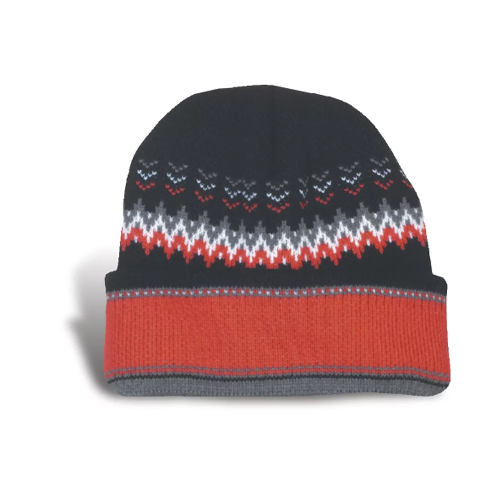 Bonnet jacquard Nesna avec doublure en micro-polaire