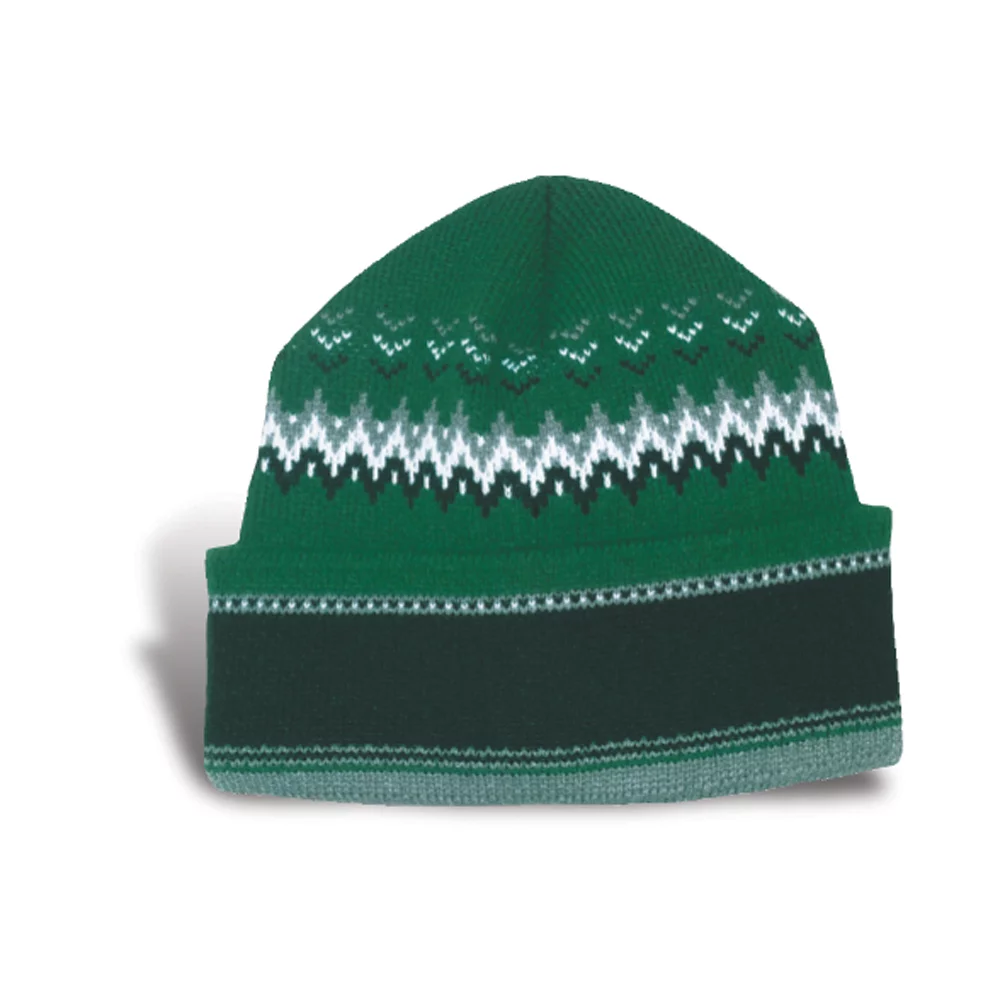Bonnet jacquard Nesna avec doublure en micro-polaire