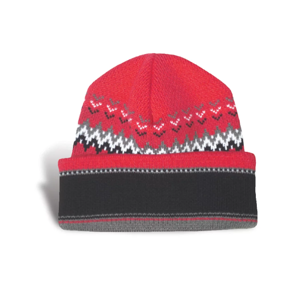Bonnet jacquard Nesna avec doublure en micro-polaire