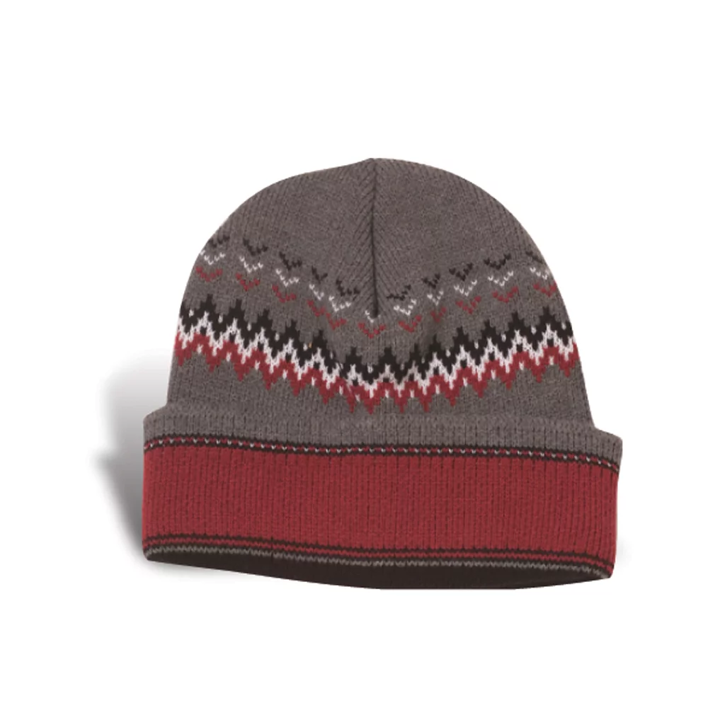 Bonnet jacquard Nesna avec doublure en micro-polaire