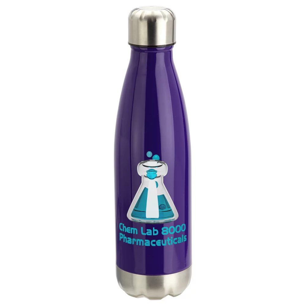 Bouteille en acier inoxydable isolée sous vide Prism de 17 oz