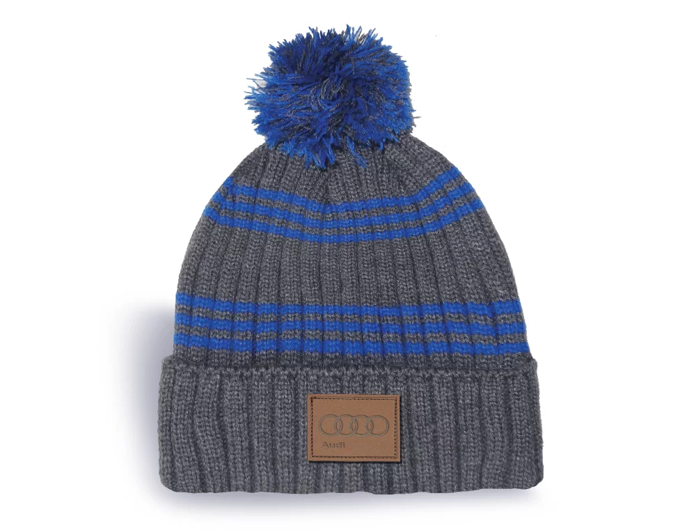 Tuque en tricot côtelé Fairbanks avec rayures