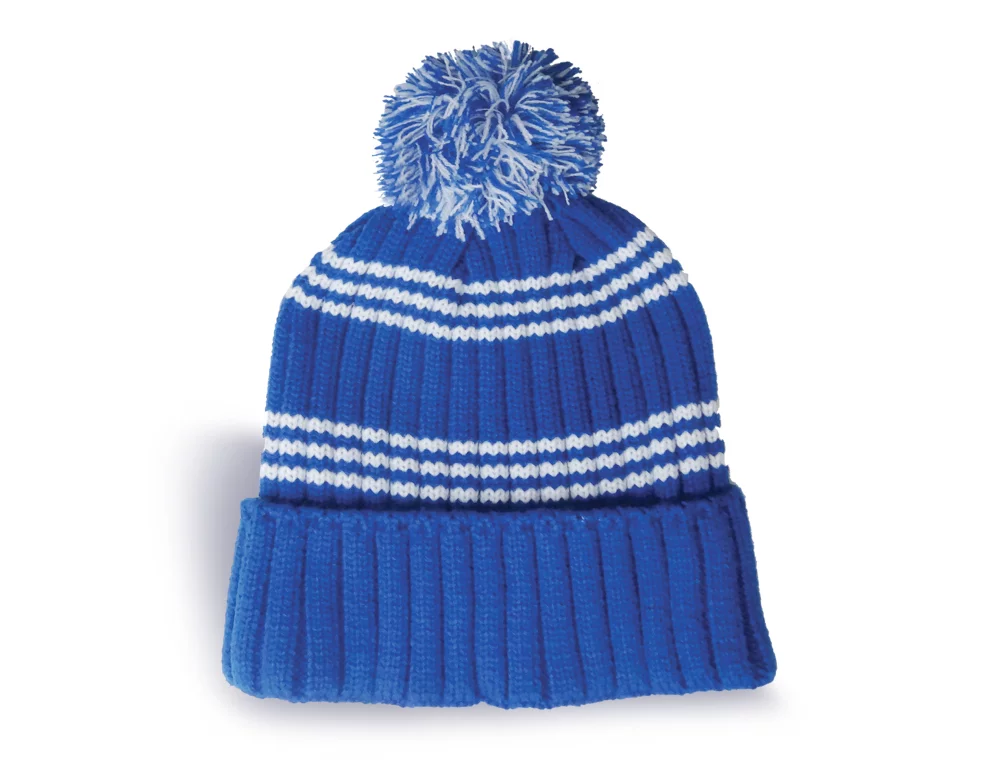 Tuque en tricot côtelé Fairbanks avec rayures