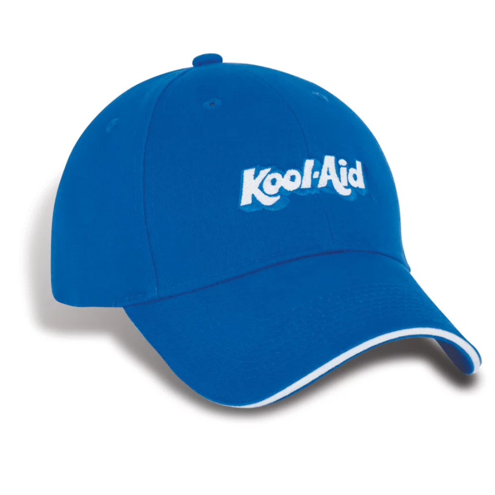 Casquette en sergé de coton pour jeunes avec pic contrastant.