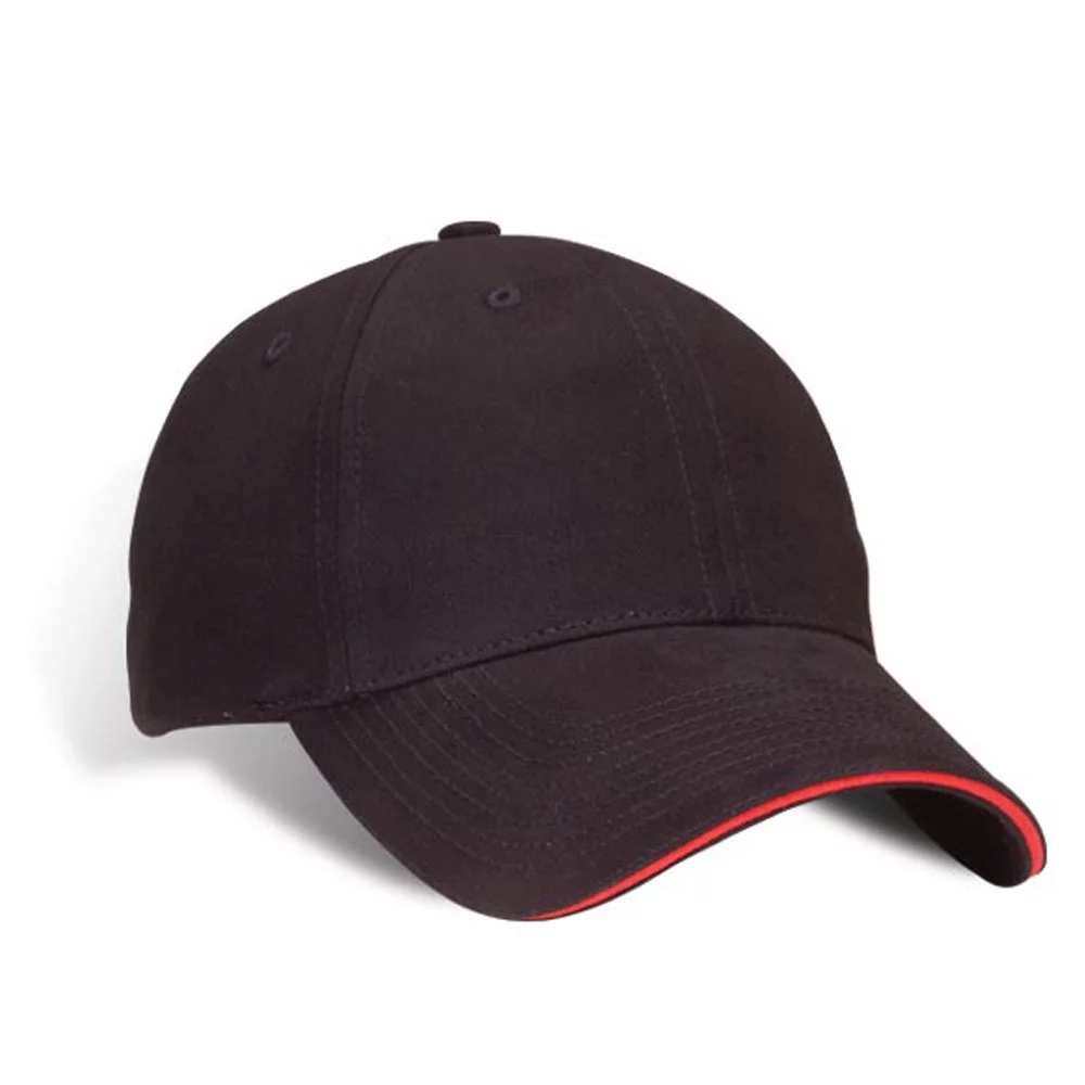 Casquette en sergé de coton pour jeunes avec pic contrastant.