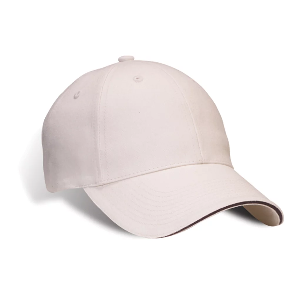 Casquette en sergé de coton pour jeunes avec pic contrastant.