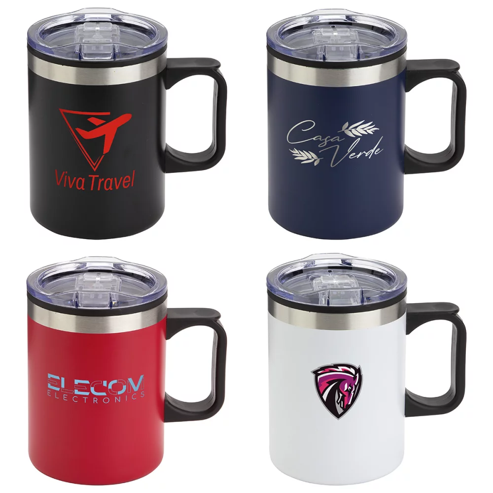 Mug Zara en acier inoxydable/polypropylène de 14 oz