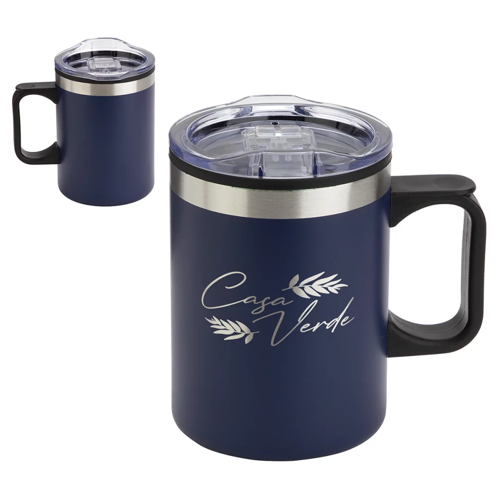 Mug Zara en acier inoxydable/polypropylène de 14 oz