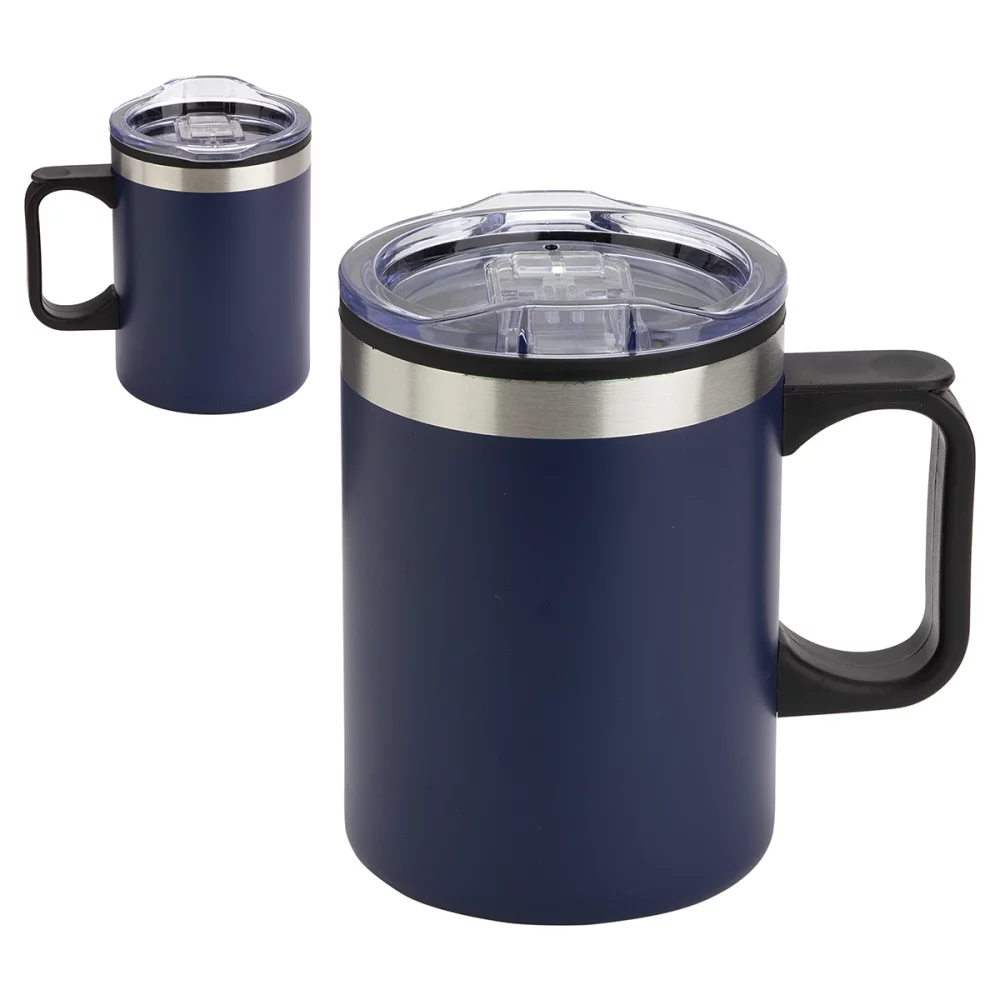 Mug Zara en acier inoxydable/polypropylène de 14 oz