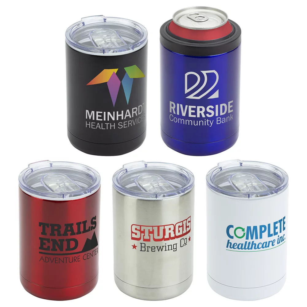 Coventry 12 oz Vacuum Insulated Stainless Steel Tumbler + Can Cooler
