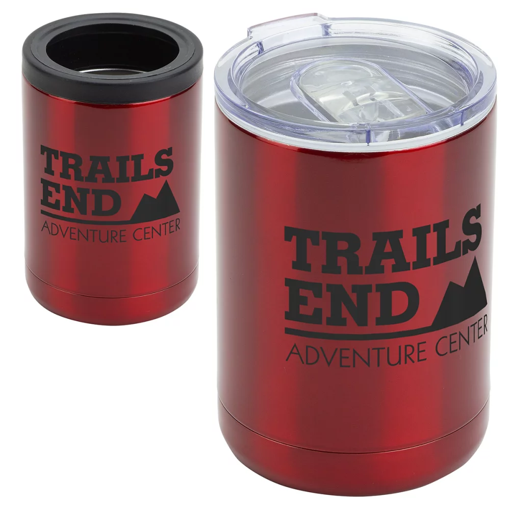 Coventry 12 oz Vacuum Insulated Stainless Steel Tumbler + Can Cooler
