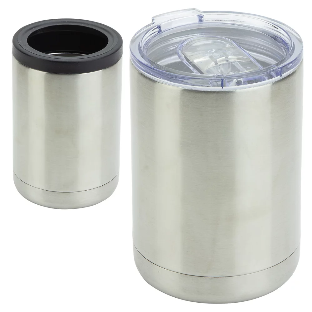 Coventry 12 oz Vacuum Insulated Stainless Steel Tumbler + Can Cooler