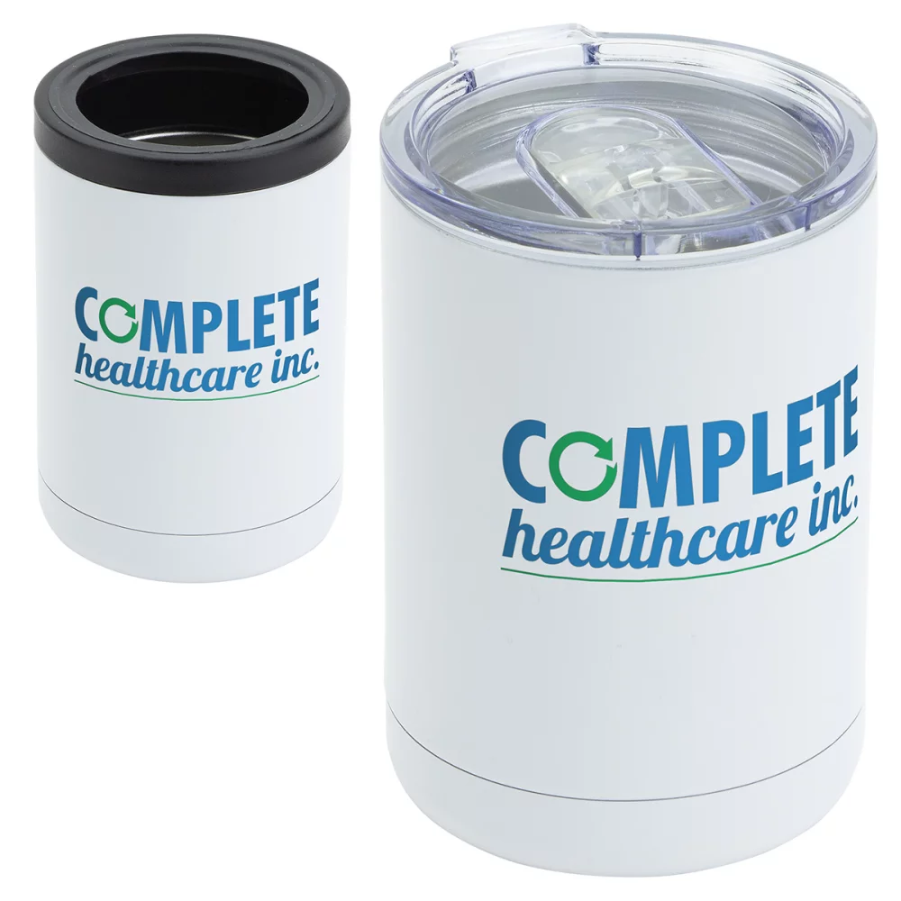 Coventry 12 oz Vacuum Insulated Stainless Steel Tumbler + Can Cooler