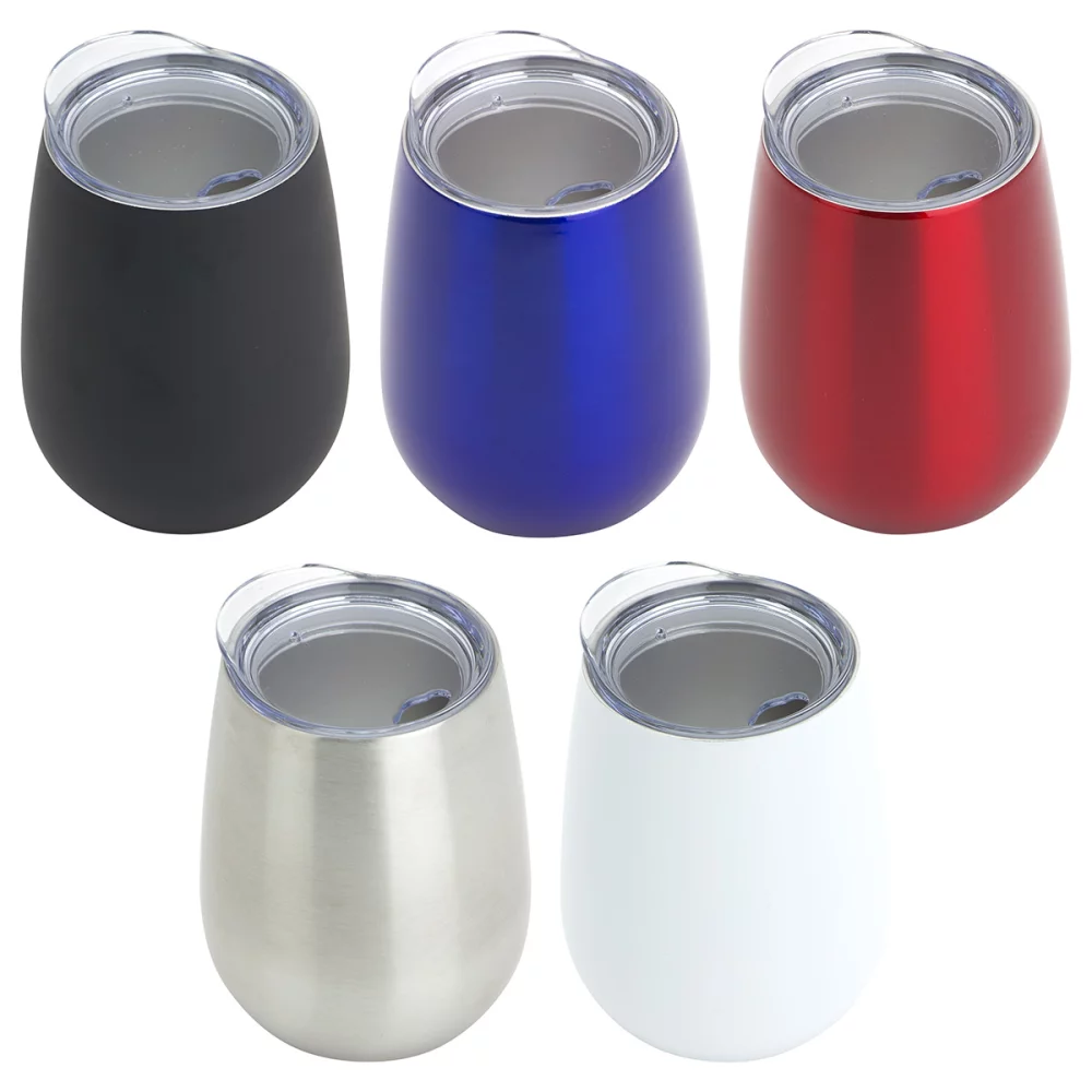 Gobelet à vin en acier inoxydable isolé sous vide de 10 oz Cabernet