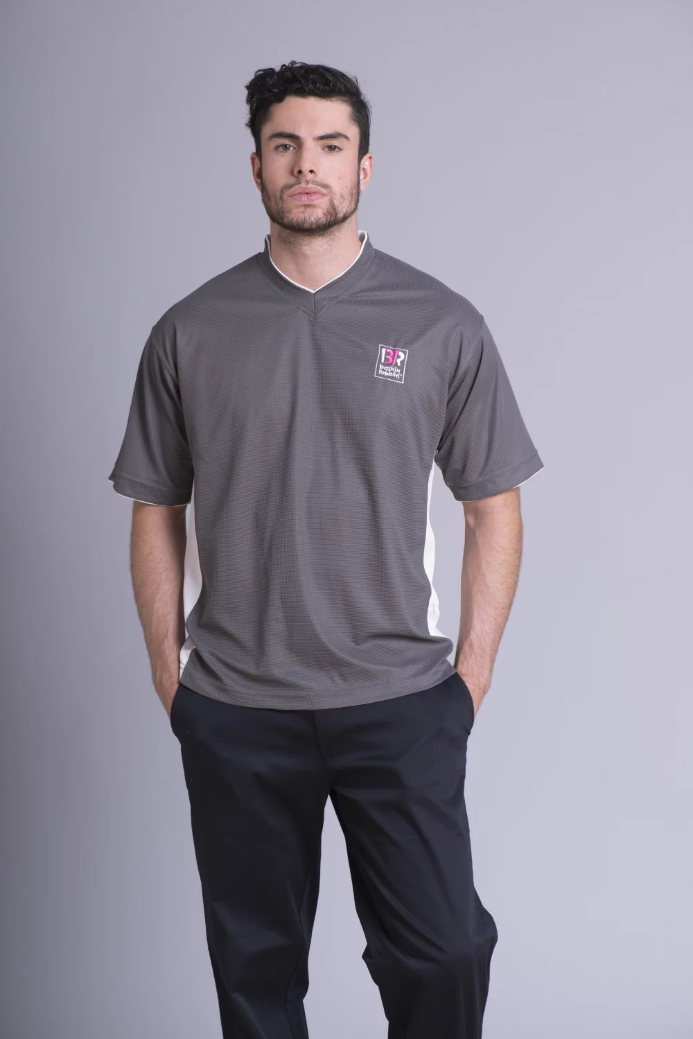 Men's Harrisburg Poly Waffle Sport T-Shirt