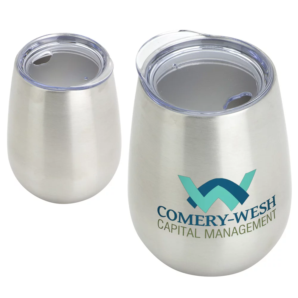 Gobelet à vin en acier inoxydable isolé sous vide de 10 oz Cabernet