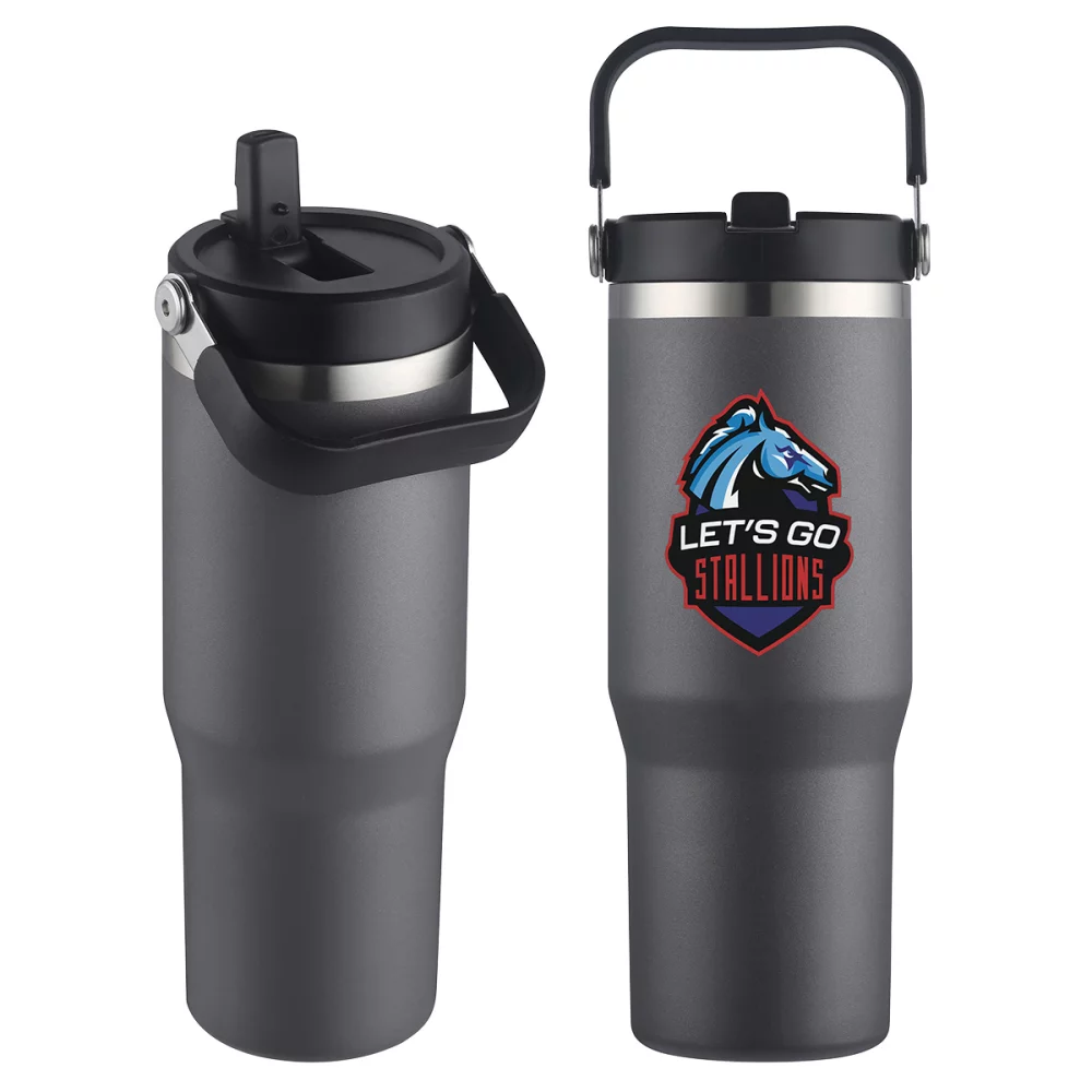 Tollara 30 oz Vacuum Insulated Tumbler with Flip Top Spout