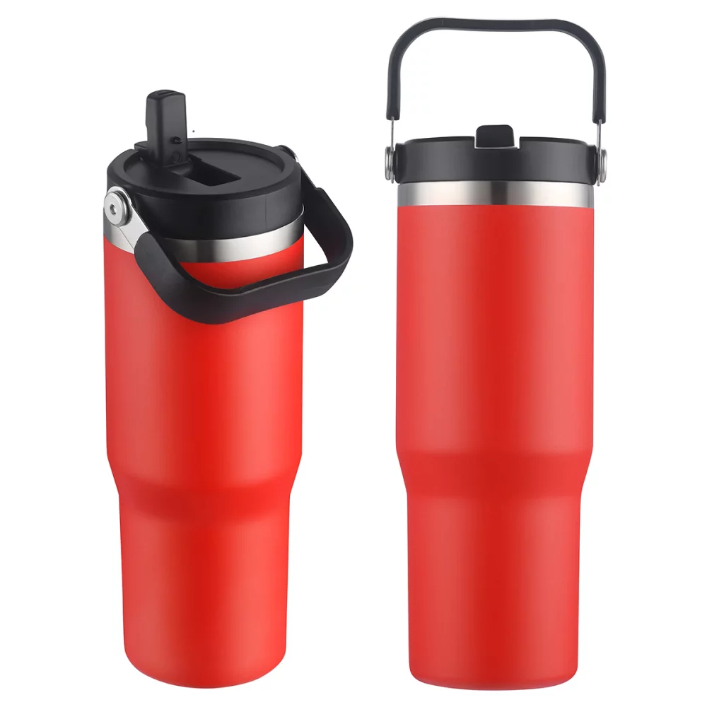 Tollara 30 oz Vacuum Insulated Tumbler with Flip Top Spout