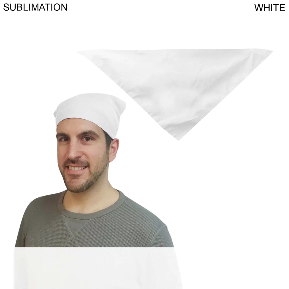 Bandana triangle, 19x19x27, sublimé bord à bord (décoré au Canada)