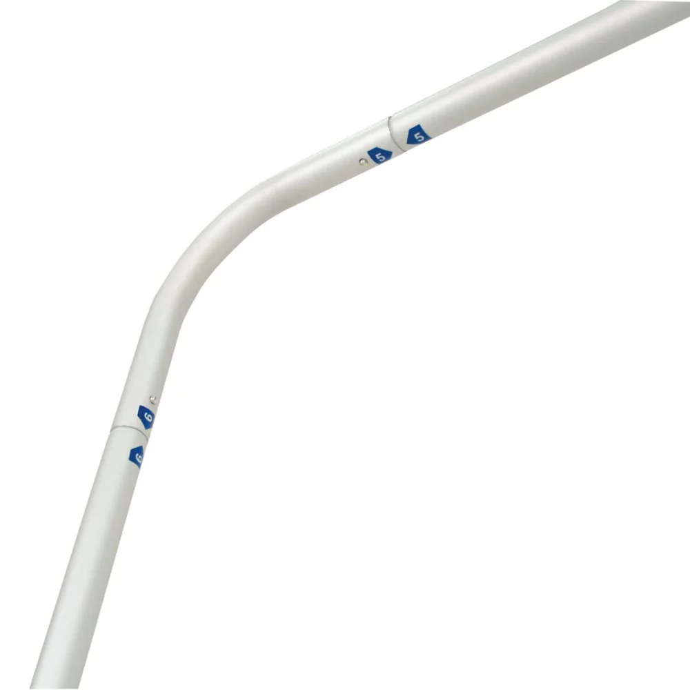 8'W x 8'H EuroFit Straight Wall Hardware Only, Frame and Carry Case. Graphics are not included