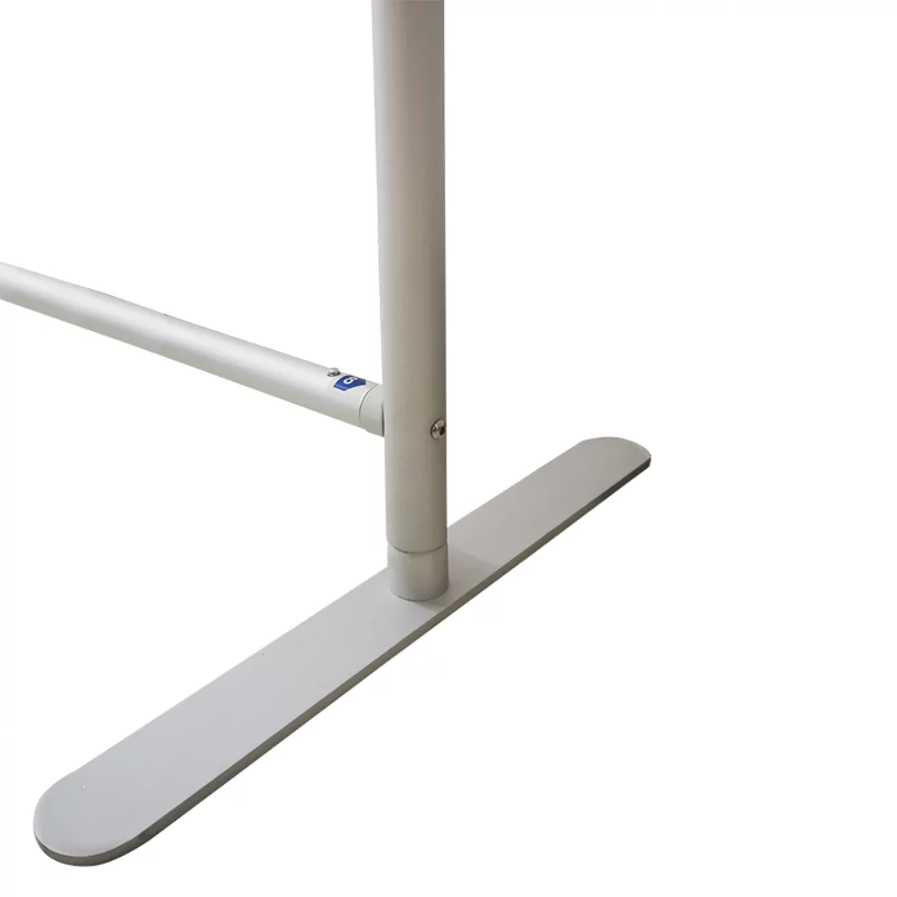 Forfait stand d'exposition Élégant, Affichage Skinny EuroFit de 3' de large x 96" de haut + Nappe sublimée PREMIUM de 6'