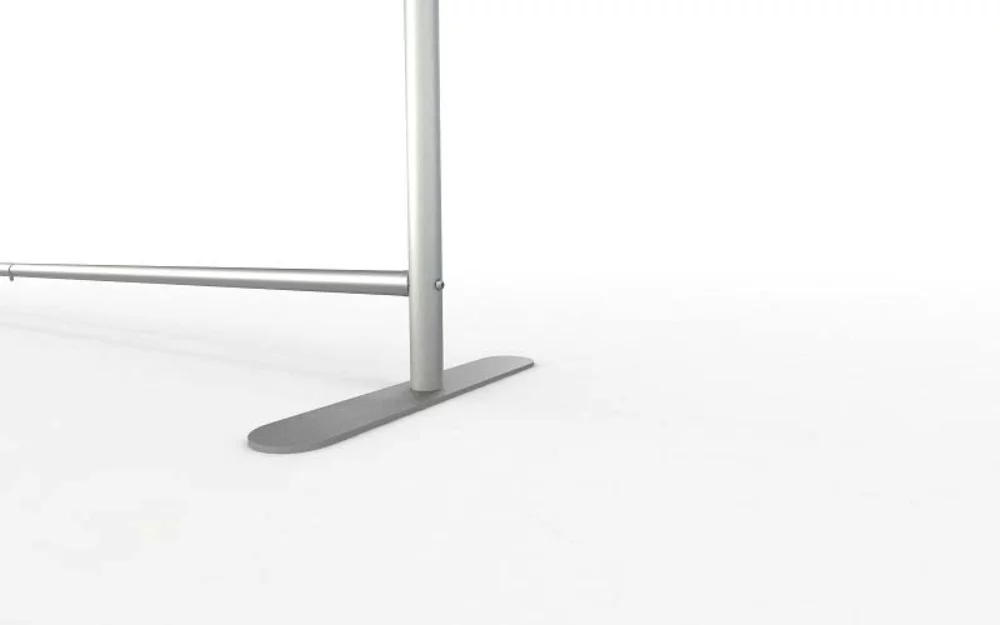 8'W x 8'H EuroFit Straight Wall Hardware Only, Frame and Carry Case. Graphics are not included