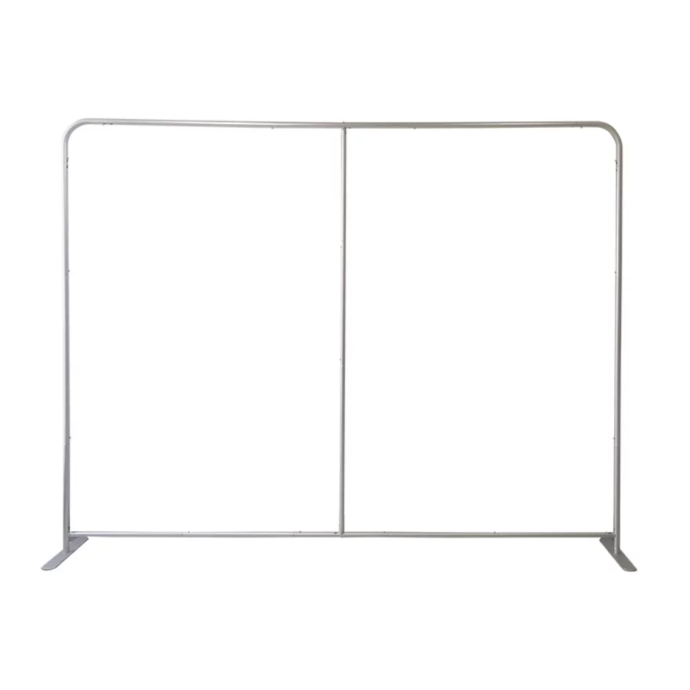 48 Hr Quick Ship - Tradeshow Booth Package Supreme, 10' EuroFit Display and 8' Sublimated Tablecloth