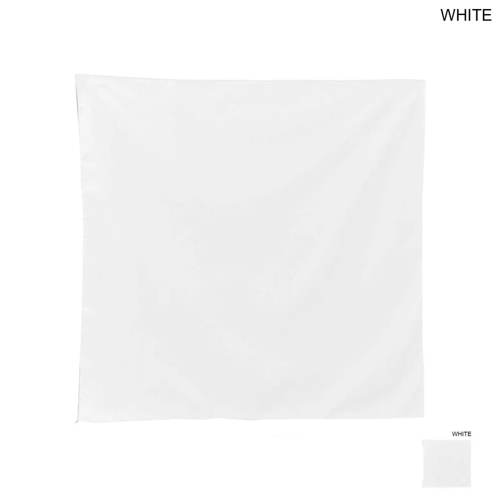 Bandana carré, 22x22, vierge, disponible en 2 couleurs (#1 vendeur)