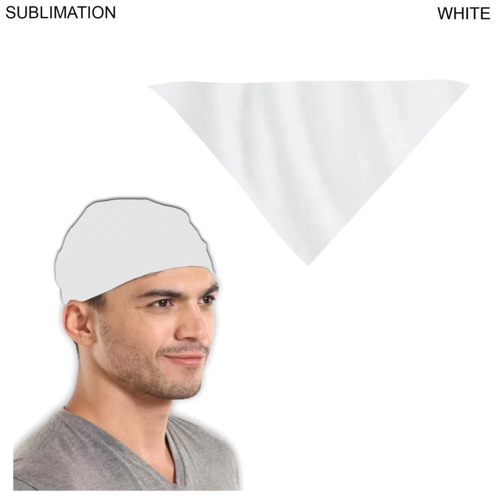 Expédition express 24h - Bandana triangle, 32x22x22, bords cousus, sublimé de bord en bord