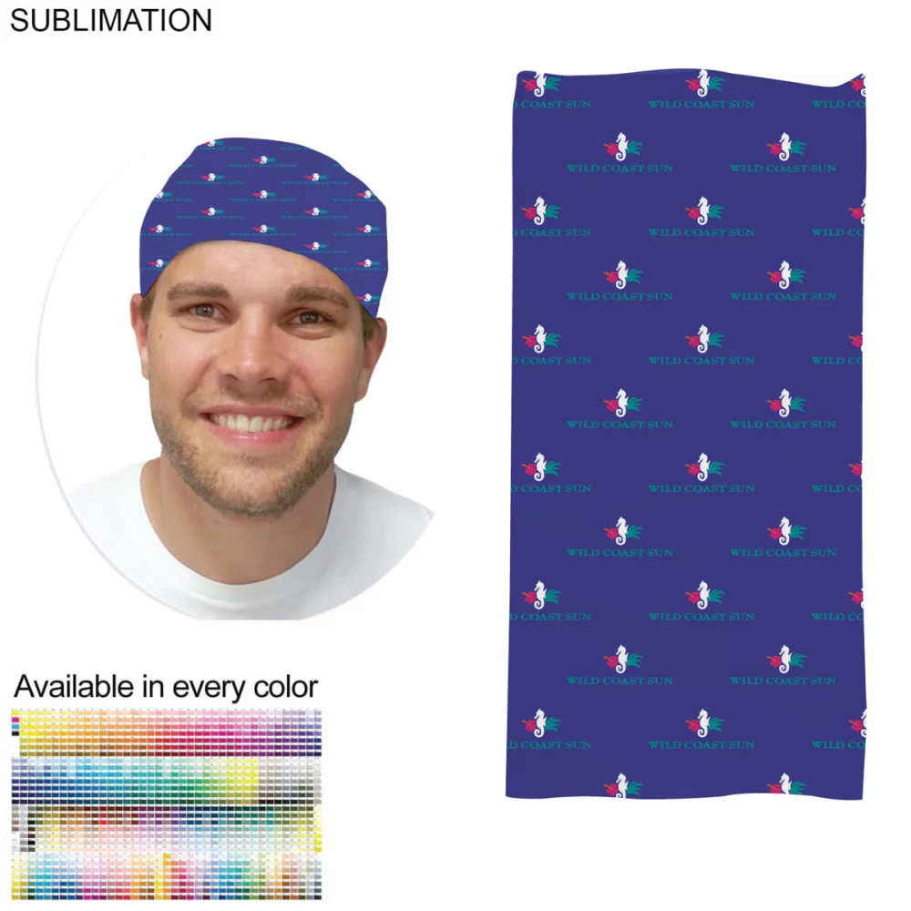 Sublimated Multifunction Tubular Headwear (Fandanna Bandanna)