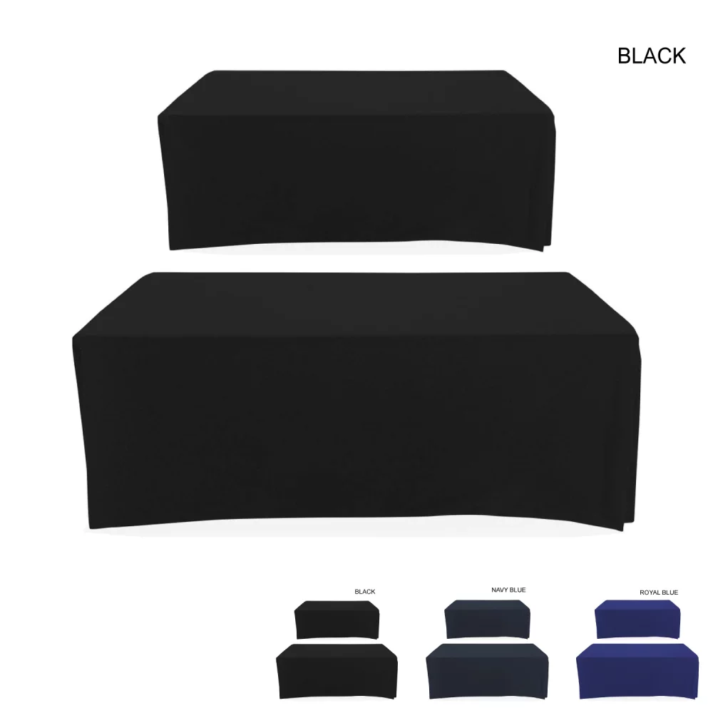 Polycotton Twill Table Throw for 6' Table, Drape style, 4 sided, Closed Back, Blank only