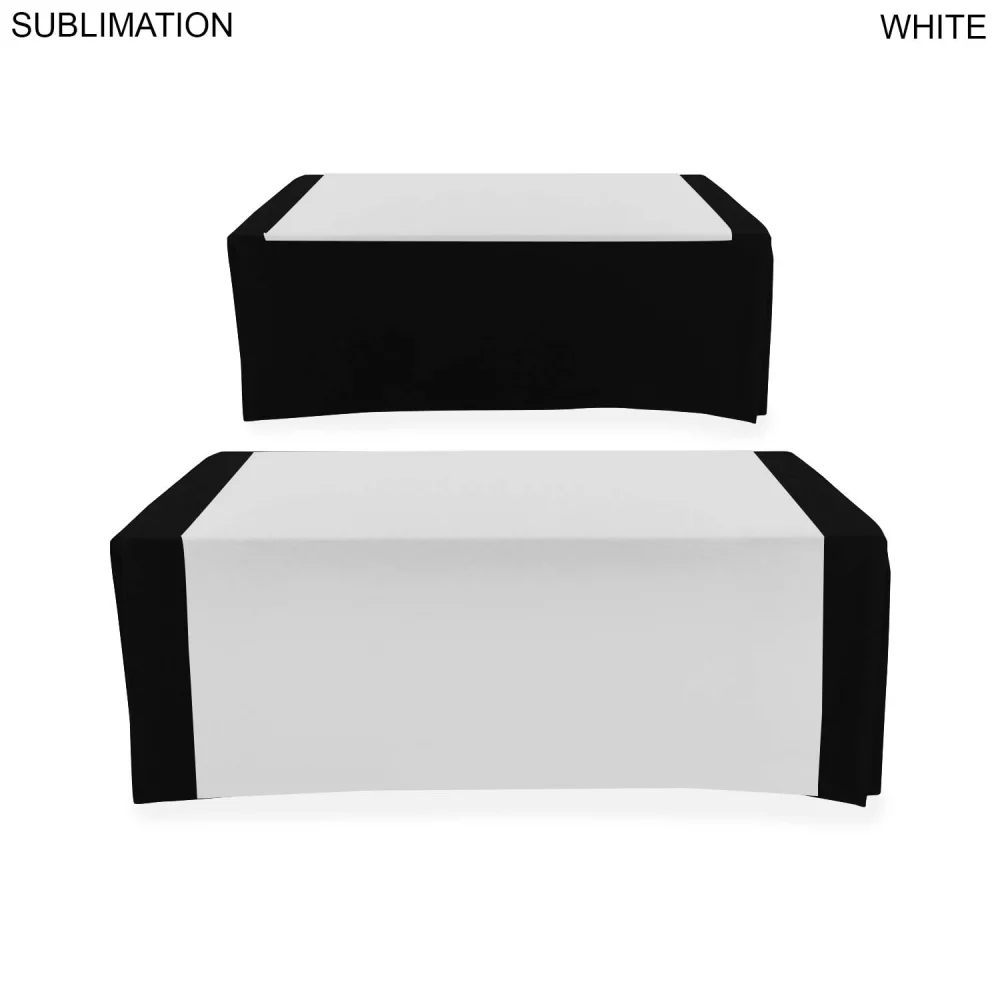 Sublimated Wider Table Runner, 60x60, Covers Front and Top of the table