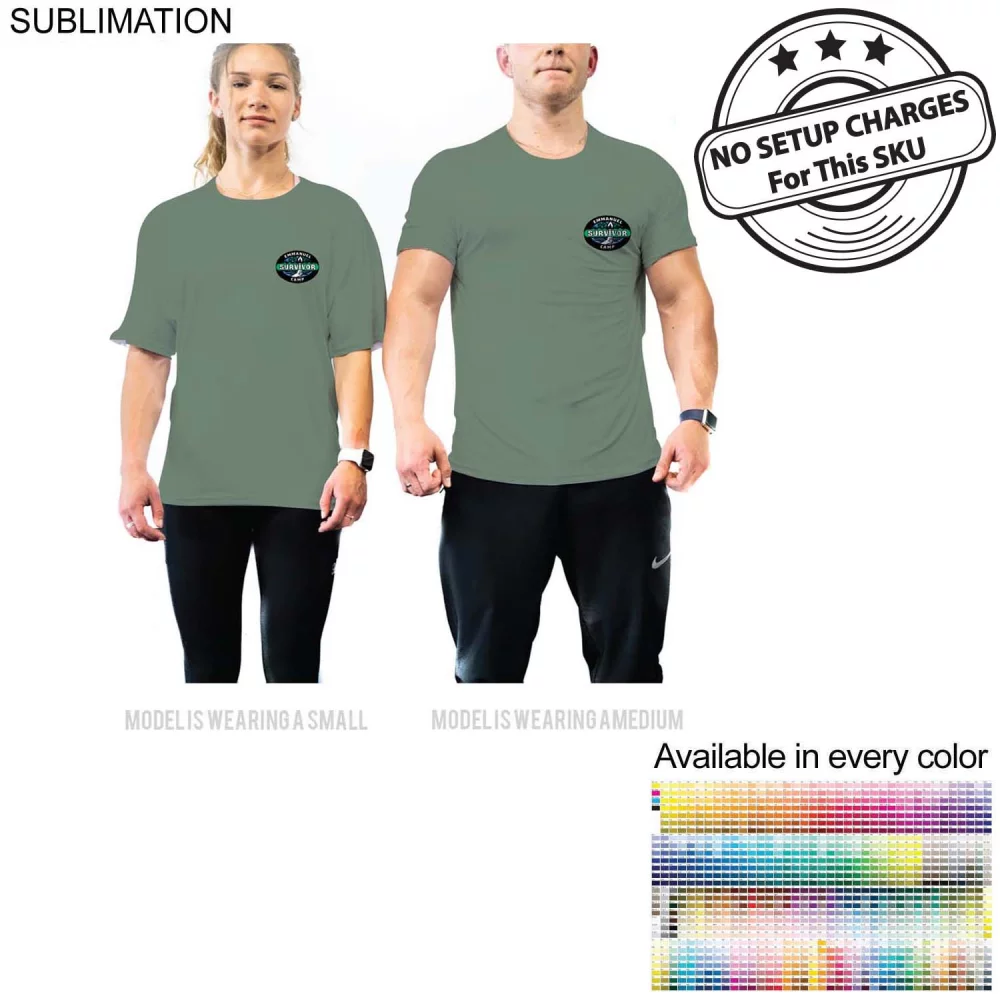 "Survivor" Themed Sublimated Unisex T-Shirt, NO SETUP CHARGE