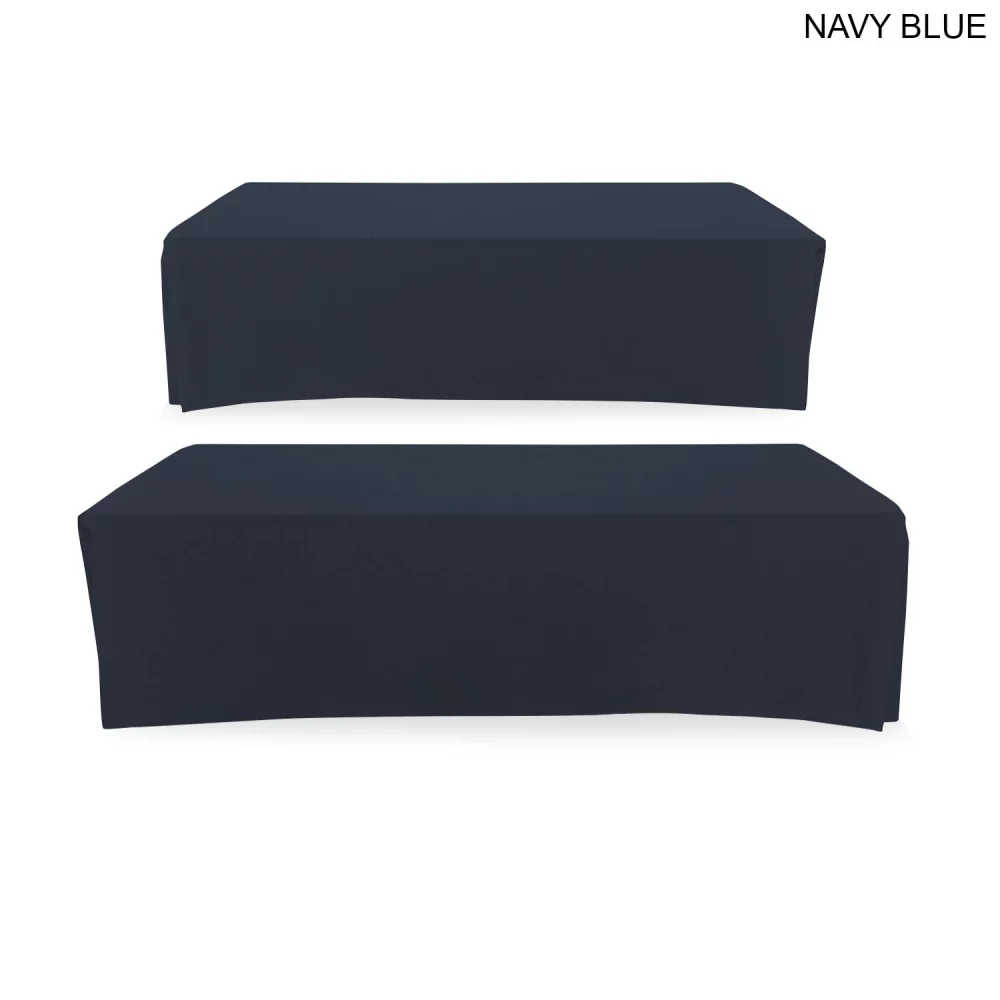 Polycotton Twill Table Throw for 8' Table, Drape style, 4 sided, Closed Back, Blank only