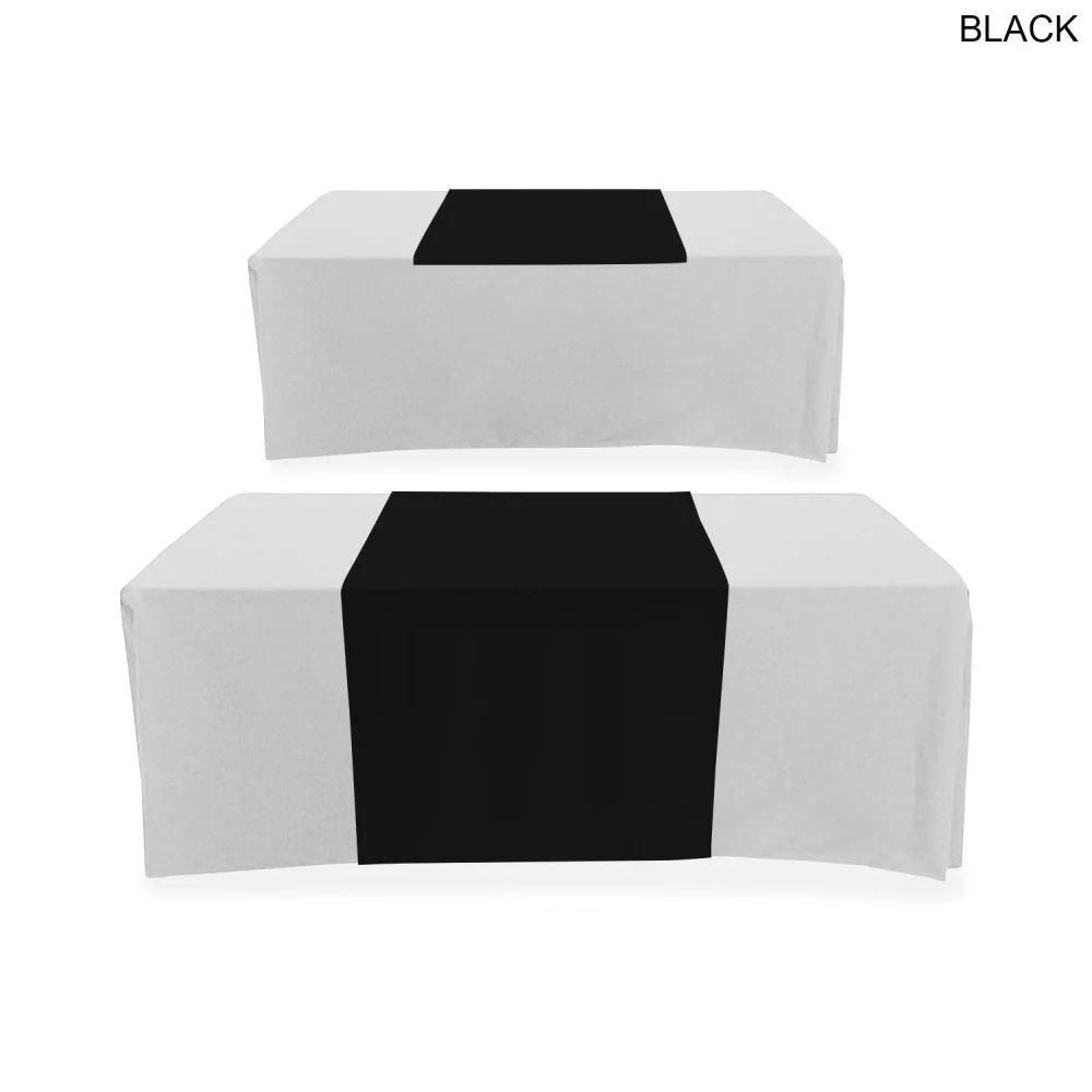 Polycotton Twill Table Runner, 30x60, Covers Front and Top of the table, Blank only