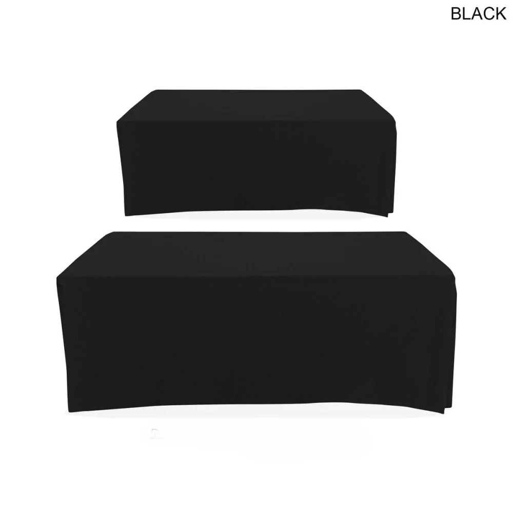 72 Hr Fast Ship - Polycotton Twill Table Throw for 6' Table, Drape style, 4 sided, Closed Back