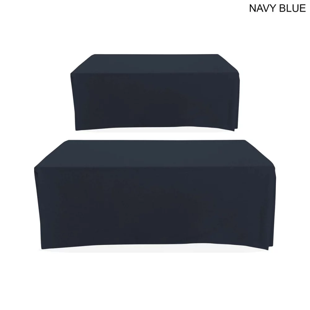 72 Hr Fast Ship - Polycotton Twill Table Throw for 6' Table, Drape style, 4 sided, Closed Back