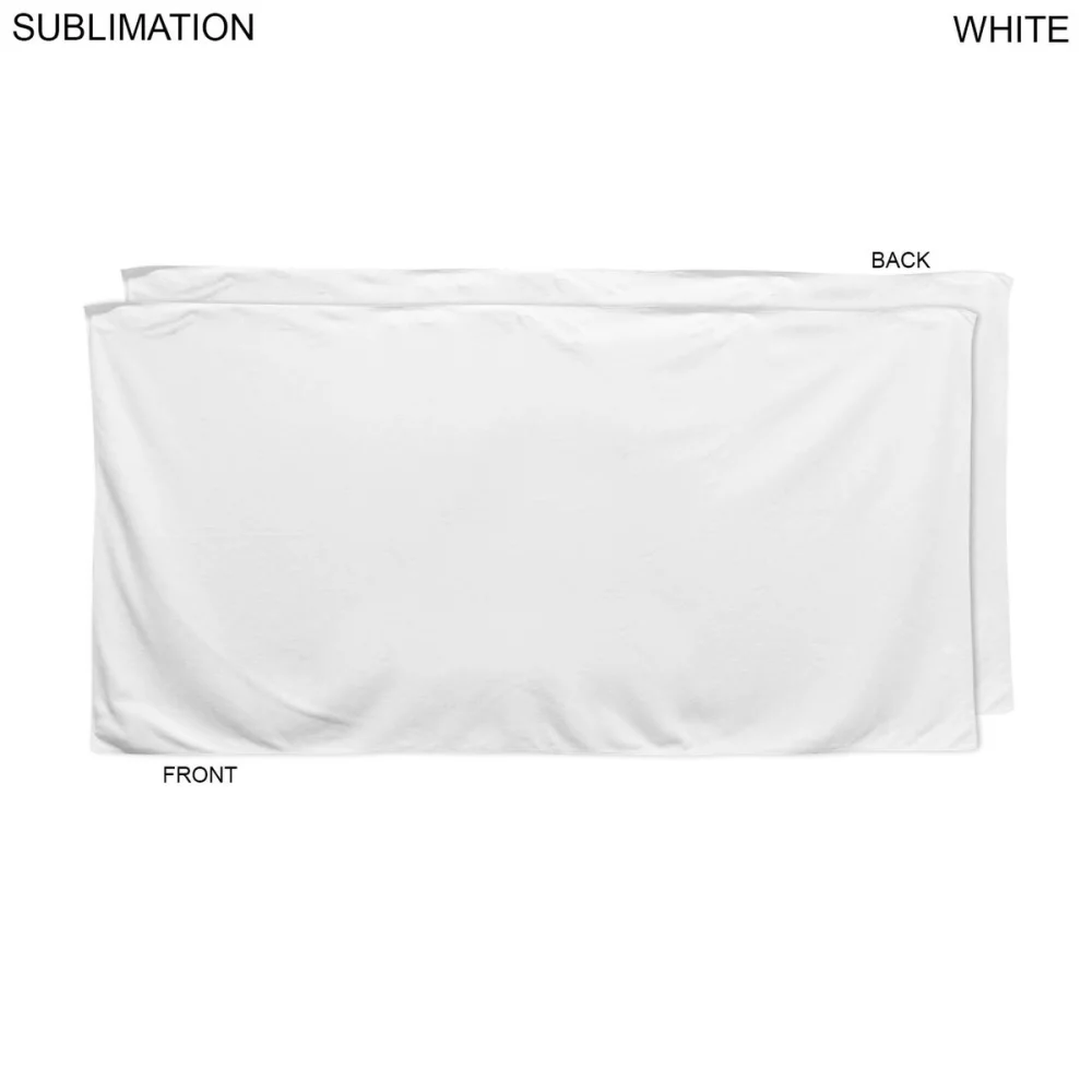 Swim Towel in Microfiber Dri-Lite Terry, 30x60, Sublimated Edge to Edge 1 side