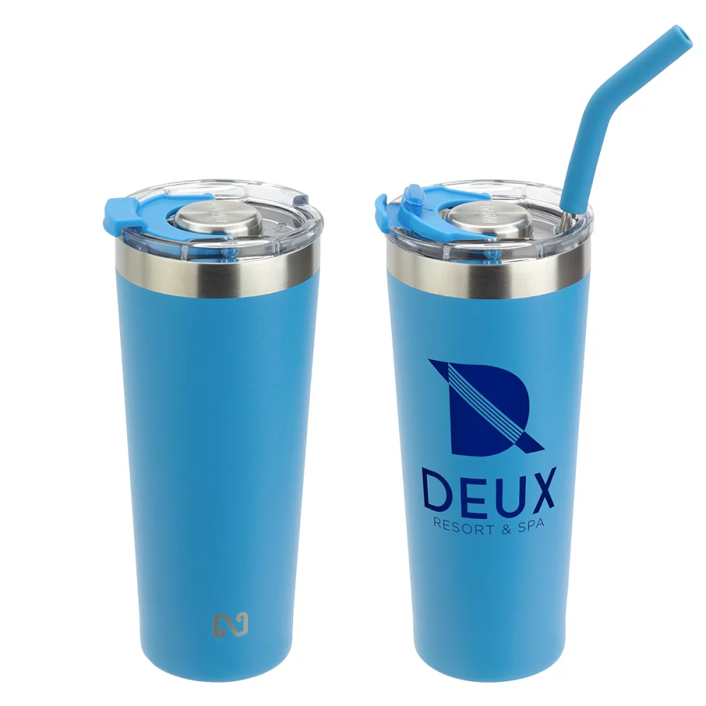 NAYAD® Trouper 22 oz Stainless Double-wall Tumbler with Straw