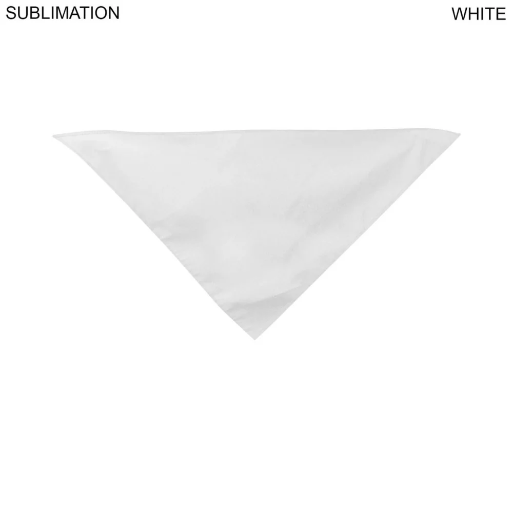 Expédition express 24 heures - Bandana pour petit chien, 14x14x20, bords cousus, sublimé de bord en bord.