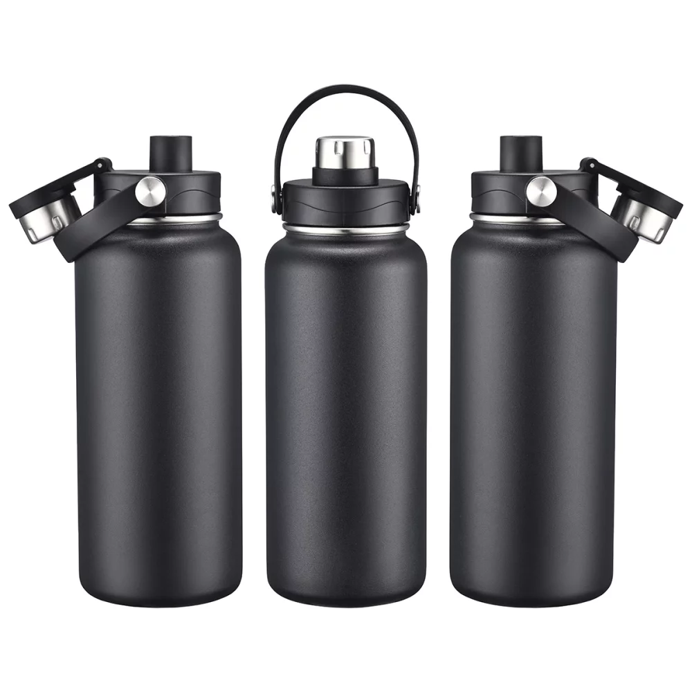 Bresso 34 oz Vacuum Insulated Bottle with Twist Top Spout