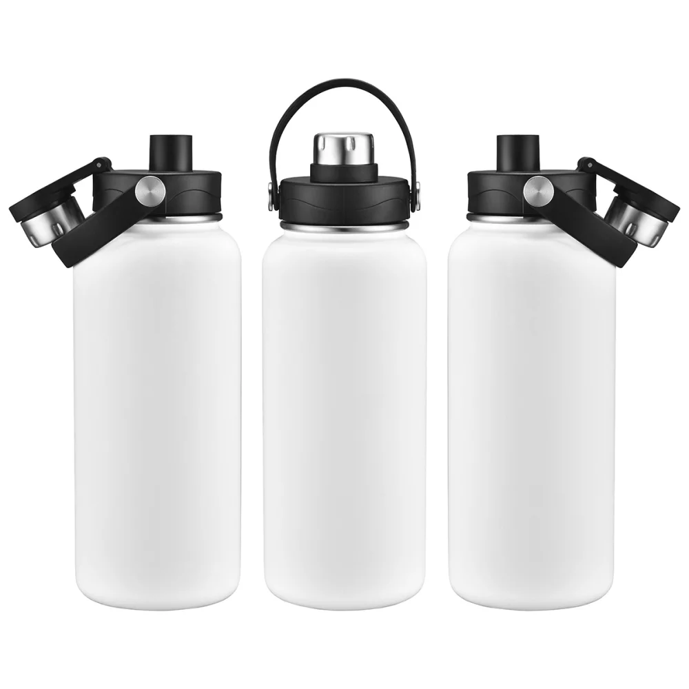 Bresso 34 oz Vacuum Insulated Bottle with Twist Top Spout