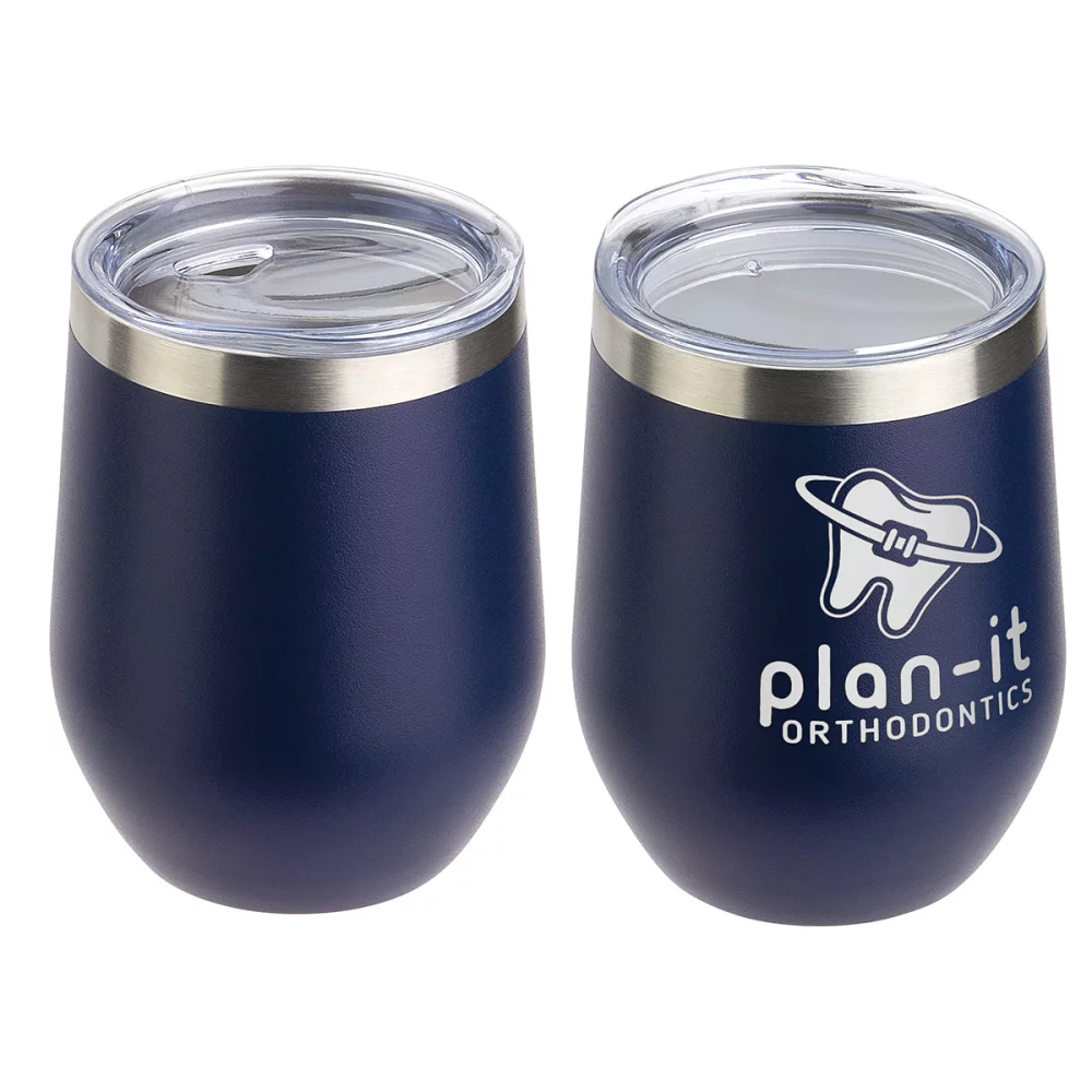 Gobelet isolé en poudre enduit de cuivre de 12 oz